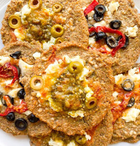 Mini pica iš lęšių tešlos (veganiška, be glitimo)