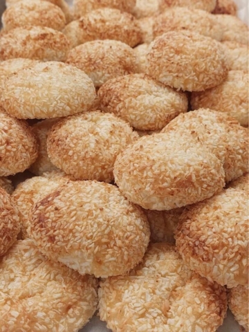 Kokosinis varškės sausainis